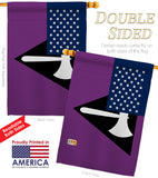 US Labrys Pride - Support Inspirational Vertical Impressions Decorative Flags HG148653 Made In USA