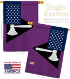 US Labrys Pride - Support Inspirational Vertical Impressions Decorative Flags HG148653 Made In USA