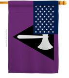 US Labrys Pride - Support Inspirational Vertical Impressions Decorative Flags HG148653 Made In USA