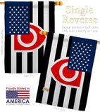 US Ownership Tanos - Support Inspirational Vertical Impressions Decorative Flags HG148657 Made In USA