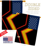 US Rubber Pride - Support Inspirational Vertical Impressions Decorative Flags HG148662 Made In USA