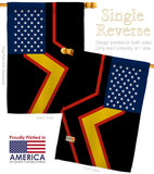 US Rubber Pride - Support Inspirational Vertical Impressions Decorative Flags HG148662 Made In USA