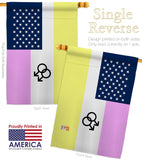 US Twink - Support Inspirational Vertical Impressions Decorative Flags HG148665 Made In USA