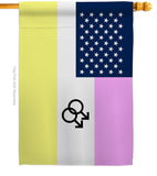 US Twink - Support Inspirational Vertical Impressions Decorative Flags HG148665 Made In USA