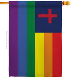 Christian Pride - Support Inspirational Vertical Impressions Decorative Flags HG148667 Made In USA