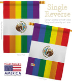 Mexico Pride - Support Inspirational Vertical Impressions Decorative Flags HG148676 Made In USA