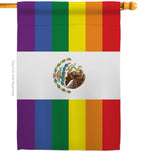 Mexico Pride - Support Inspirational Vertical Impressions Decorative Flags HG148676 Made In USA