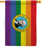 Washington Pride - Support Inspirational Vertical Impressions Decorative Flags HG148683 Made In USA