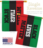 Cant Breathe BLM - Support Inspirational Vertical Impressions Decorative Flags HG170063 Made In USA