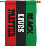 Cant Breathe BLM - Support Inspirational Vertical Impressions Decorative Flags HG170063 Made In USA