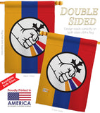 Artsakh Strong Armenia - Support Inspirational Vertical Impressions Decorative Flags HG170155 Made In USA