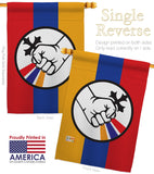 Artsakh Strong Armenia - Support Inspirational Vertical Impressions Decorative Flags HG170155 Made In USA