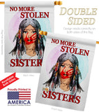 No Stolen Sister - Support Inspirational Vertical Impressions Decorative Flags HG170215 Made In USA