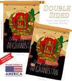 Afghanistan We Pray - Support Inspirational Vertical Impressions Decorative Flags HG170222 Made In USA