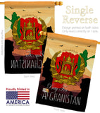 Afghanistan We Pray - Support Inspirational Vertical Impressions Decorative Flags HG170222 Made In USA