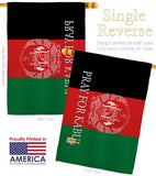 We Pray For Kabul - Support Inspirational Vertical Impressions Decorative Flags HG170228 Made In USA