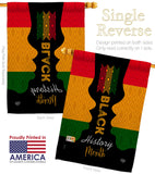 Civil Rights Movement - Support Inspirational Vertical Impressions Decorative Flags HG192427 Made In USA