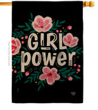 Girl Power - Support Inspirational Vertical Impressions Decorative Flags HG192606 Made In USA