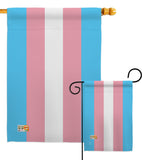 Transgender - Support Inspirational Vertical Impressions Decorative Flags HG148024 Made In USA