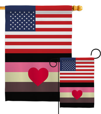 US Fat Pride - Support Inspirational Vertical Impressions Decorative Flags HG148031 Made In USA