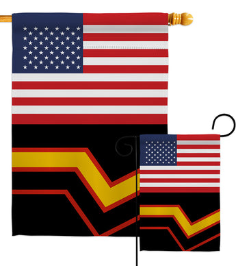 US Rubber pride - Support Inspirational Vertical Impressions Decorative Flags HG148047 Made In USA