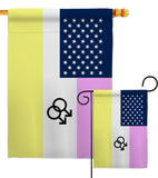 US Twink - Support Inspirational Vertical Impressions Decorative Flags HG148665 Made In USA