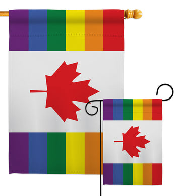 Canada Pride - Support Inspirational Vertical Impressions Decorative Flags HG148669 Made In USA