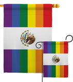 Mexico Pride - Support Inspirational Vertical Impressions Decorative Flags HG148676 Made In USA