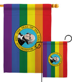 Washington Pride - Support Inspirational Vertical Impressions Decorative Flags HG148683 Made In USA