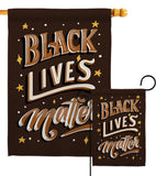 BLM Unity - Support Inspirational Vertical Impressions Decorative Flags HG170055 Made In USA