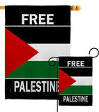 Free Palestine - Support Inspirational Vertical Impressions Decorative Flags HG170196 Made In USA