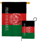 We Pray For Kabul - Support Inspirational Vertical Impressions Decorative Flags HG170228 Made In USA