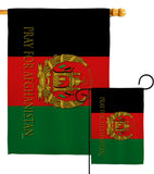 We Pray For Afghanistan - Support Inspirational Vertical Impressions Decorative Flags HG170229 Made In USA