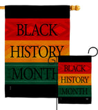 Black History Month Afro - Support Inspirational Vertical Impressions Decorative Flags HG192428 Made In USA