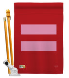 Equality - Support Inspirational Vertical Impressions Decorative Flags HG115087 Made In USA