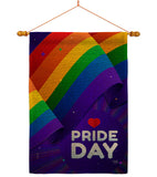 Show Your Pride - Support Inspirational Vertical Impressions Decorative Flags HG115247 Made In USA