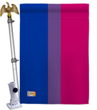 Bisexual - Support Inspirational Vertical Impressions Decorative Flags HG148005 Made In USA