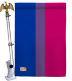 Bisexual - Support Inspirational Vertical Impressions Decorative Flags HG148005 Made In USA