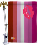 Lipstick lesbian - Support Inspirational Vertical Impressions Decorative Flags HG148014 Made In USA