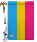 Pansexual pride - Support Inspirational Vertical Impressions Decorative Flags HG148018 Made In USA