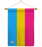 Pansexual pride - Support Inspirational Vertical Impressions Decorative Flags HG148018 Made In USA