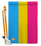 Pansexual pride - Support Inspirational Vertical Impressions Decorative Flags HG148018 Made In USA