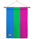 Polysexuality - Support Inspirational Vertical Impressions Decorative Flags HG148020 Made In USA