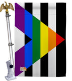 Straight Allies For Equality - Support Inspirational Vertical Impressions Decorative Flags HG148023 Made In USA