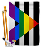 Straight Allies For Equality - Support Inspirational Vertical Impressions Decorative Flags HG148023 Made In USA