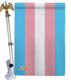 Transgender - Support Inspirational Vertical Impressions Decorative Flags HG148024 Made In USA