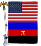 US Polyamory flag - Support Inspirational Vertical Impressions Decorative Flags HG148044 Made In USA