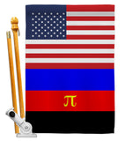 US Polyamory flag - Support Inspirational Vertical Impressions Decorative Flags HG148044 Made In USA