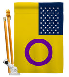 US Intersex - Support Inspirational Vertical Impressions Decorative Flags HG148651 Made In USA