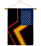 US Rubber Pride - Support Inspirational Vertical Impressions Decorative Flags HG148662 Made In USA